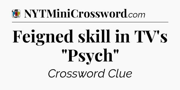 Feigned skill in TV's 