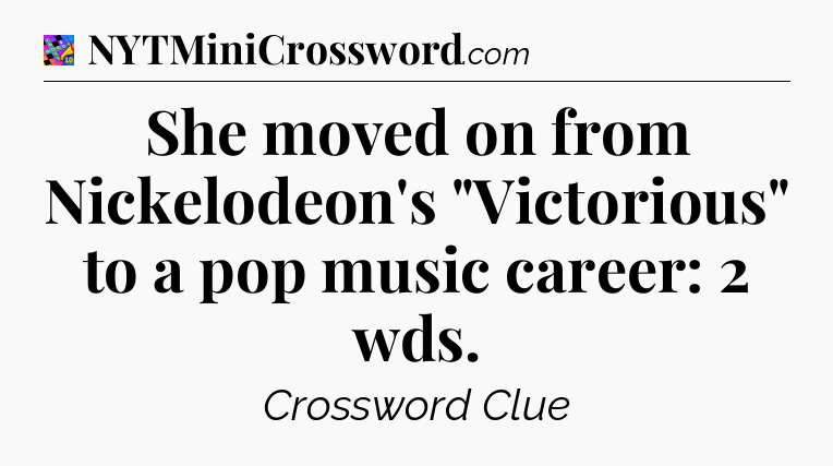 She moved on from Nickelodeon's 