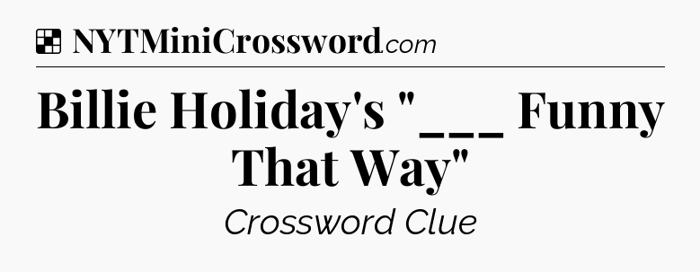 Solution: Billie Holiday's 