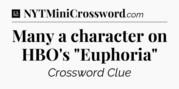 Many a character on HBO's 