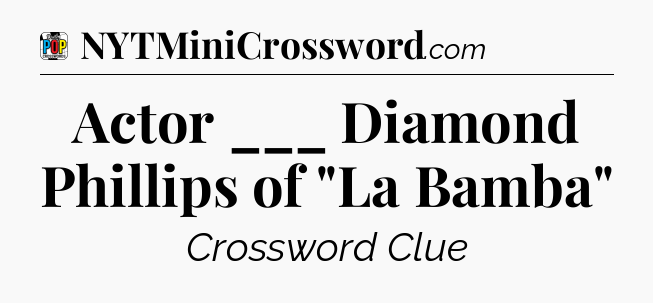 Actor ___ Diamond Phillips of 