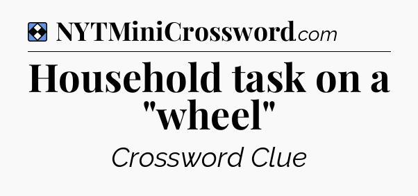 Solution: Household task on a 