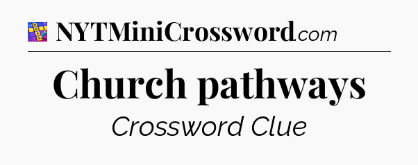 Church pathways Codycross