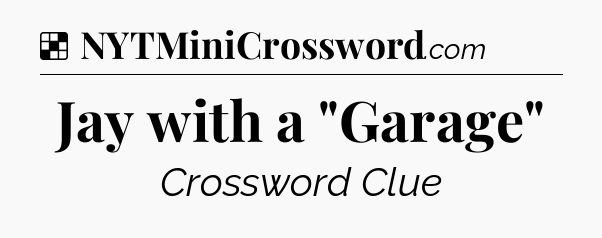 Solution: Jay with a 