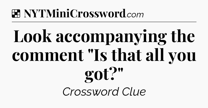 Solution: Look accompanying the comment 