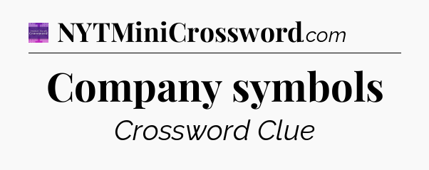 Company symbols - Thomas Joseph Crossword