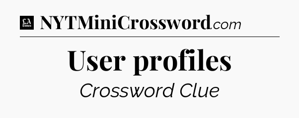 User profiles - LA Times Crossword