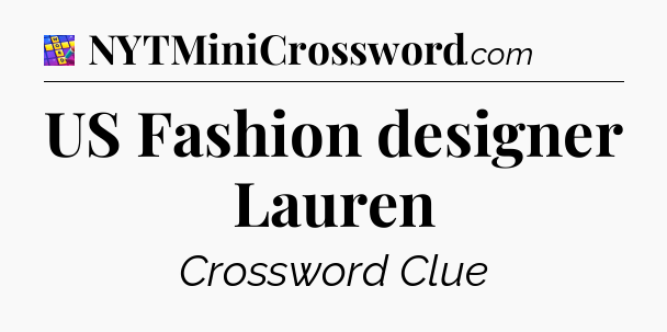US Fashion designer Lauren Codycross