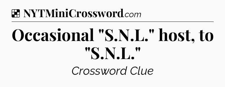 Solution: Occasional 