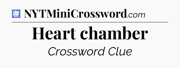 Heart chamber Puzzle Page Crossword Clue