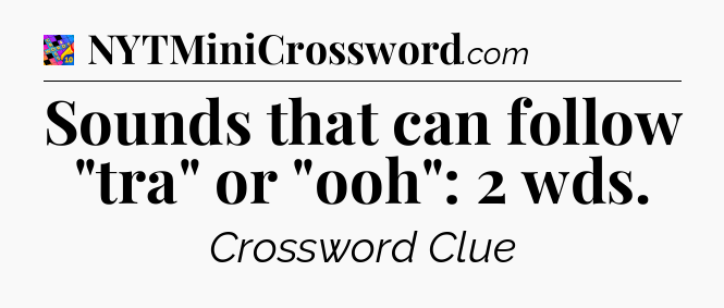 Sounds that can follow 