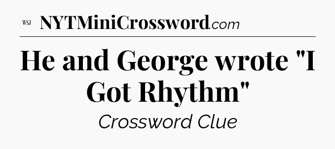 He and George wrote 