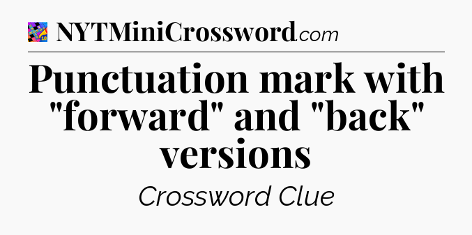 Punctuation mark with 