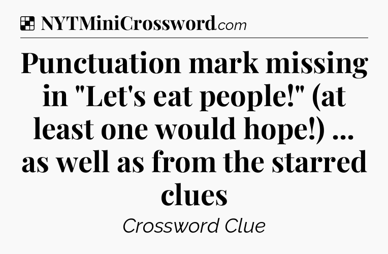 Solution: Punctuation mark missing in 
