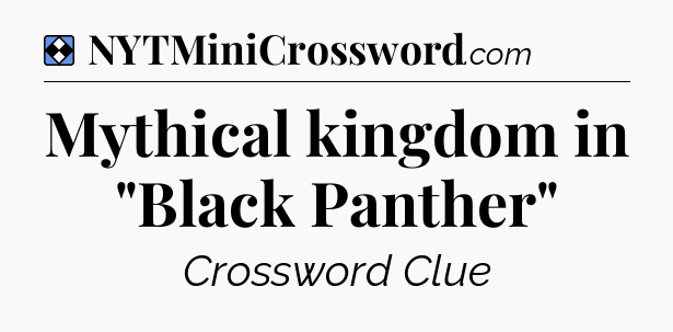 Solution: Mythical kingdom in 