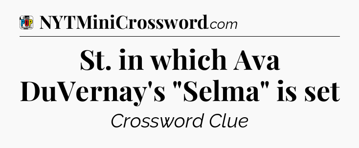 St. in which Ava DuVernay's 