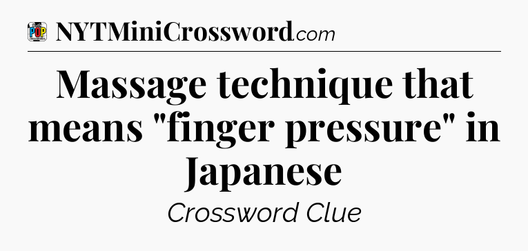 Massage technique that means 