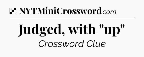 Solution: Judged, with 