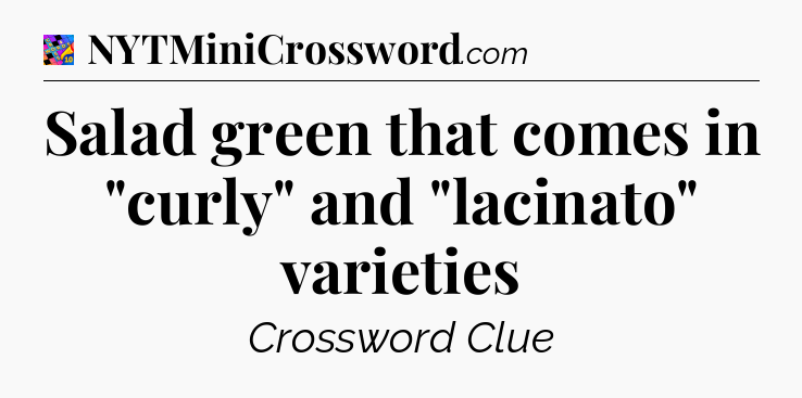 Salad green that comes in 