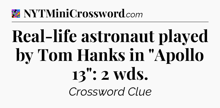 Real-life astronaut played by Tom Hanks in 