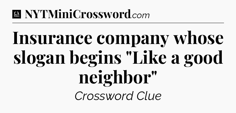 Insurance company whose slogan begins 