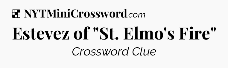 Solution: Estevez of 