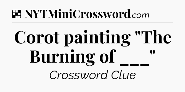 Solution: Corot painting 