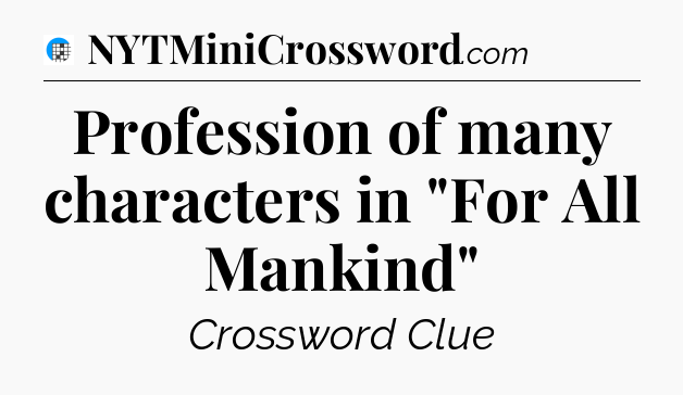 Profession of many characters in 