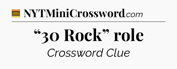 “30 Rock” role - Eugene Sheffer Crossword