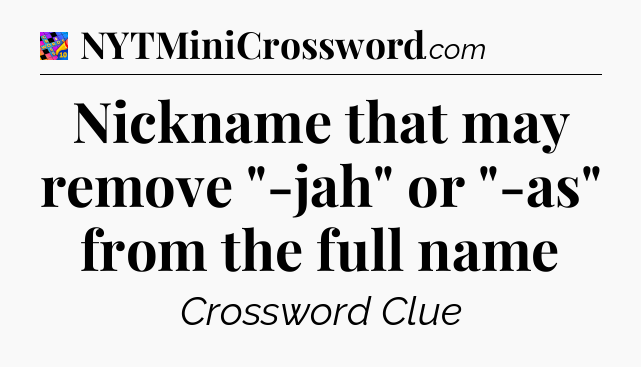 Nickname that may remove 