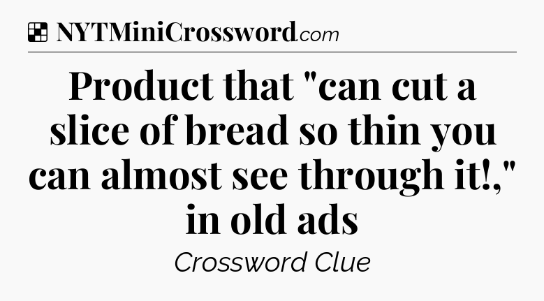 Solution: Product that 