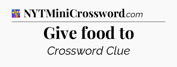 Give food to Codycross