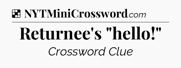 Solution: Returnee's 