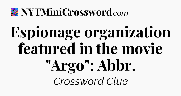 Espionage organization featured in the movie 