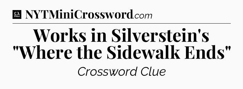 Works in Silverstein's 