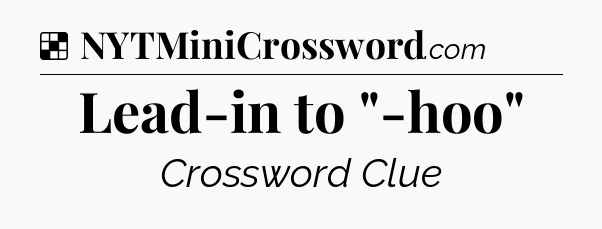 Solution: Lead-in to 