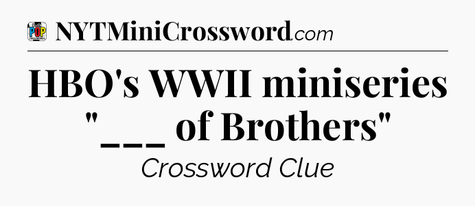 HBO's WWII miniseries 