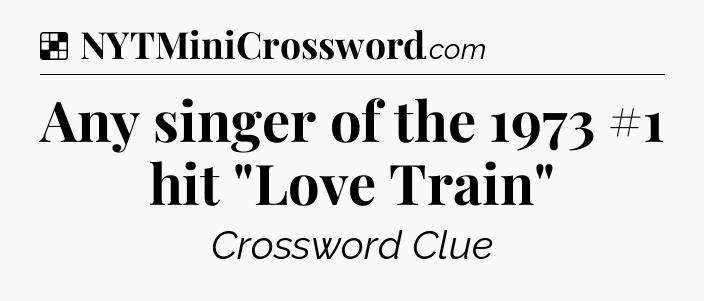 Solution: Any singer of the 1973 #1 hit 