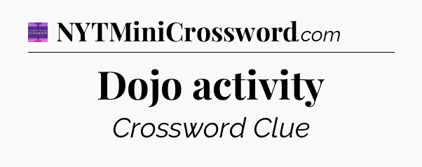 Dojo activity - Thomas Joseph Crossword