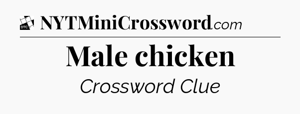 Male chicken - Daily Themed Classic Crossword
