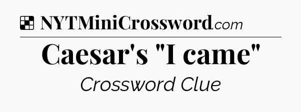 Solution: Caesar's 