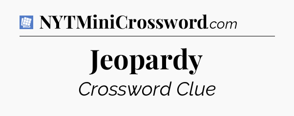 Jeopardy Puzzle Page Crossword Clue