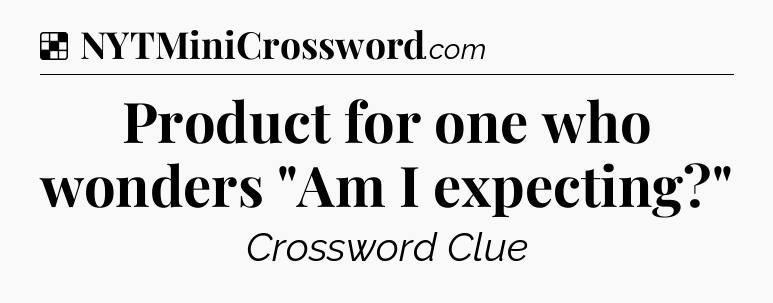 Solution: Product for one who wonders 