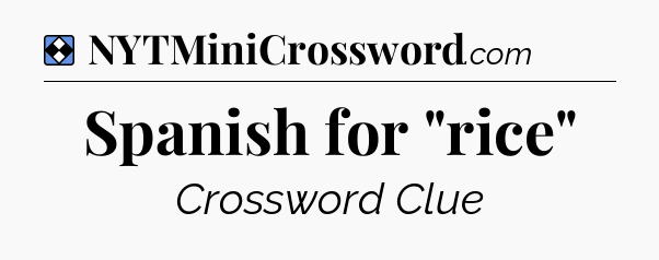 Solution: Spanish for 