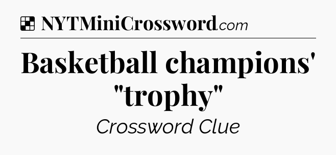 Solution: Basketball champions' 