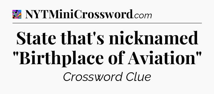 State that's nicknamed 