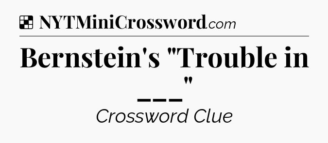 Solution: Bernstein's 