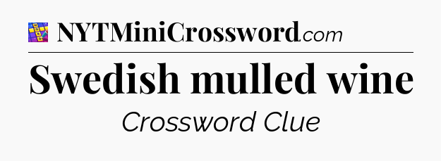 Swedish mulled wine Codycross