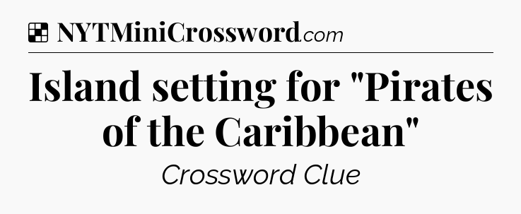 Solution: Island setting for 