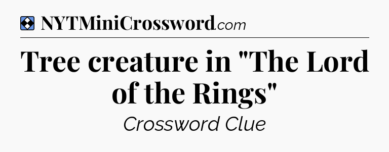 Solution: Tree creature in 